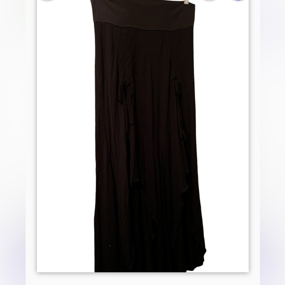 KATHMANDU IMPORTS Boho Flared Smocked Pants Sz Medium/Large Women - Picture 2 of 7